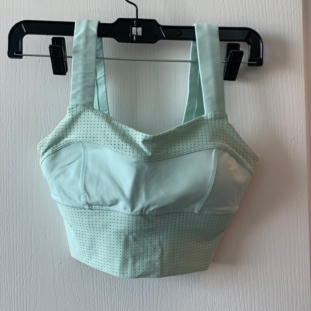 Lululemon Long Crop Top - Light Mint - Size 4